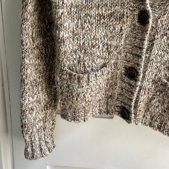 Eddie Bauer Fisherman Cardigan Sweater Wool Alpaca - Picture 5 of 8